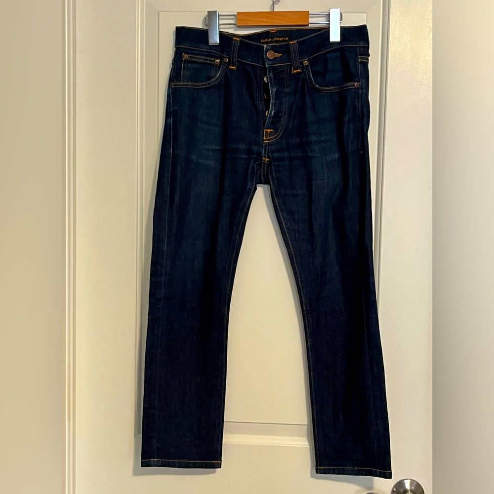 Nudie Jeans Tilted Tor size 30 waist altered to 27” inseam.